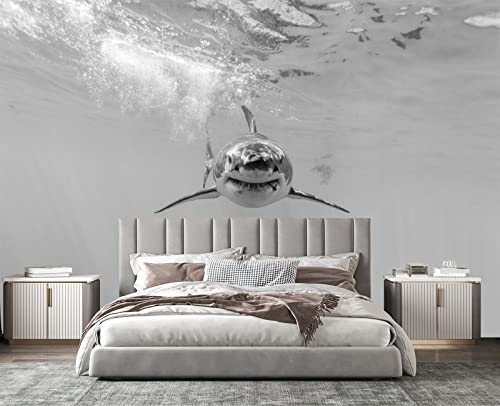 Shark wall Mural Wallpaper for Bedroom 178" x 117"
