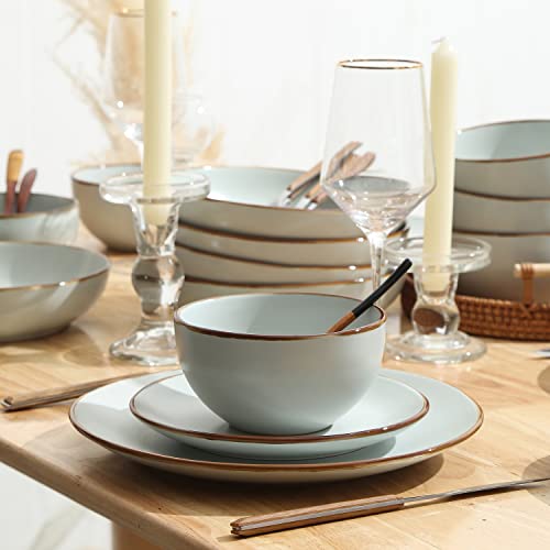 Brasa Stoneware 32 Piece Modern Dinnerware Set