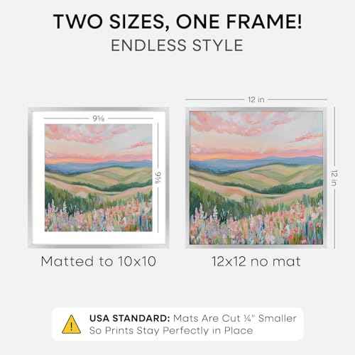 12x12 Silver Picture Frame (2 Count)