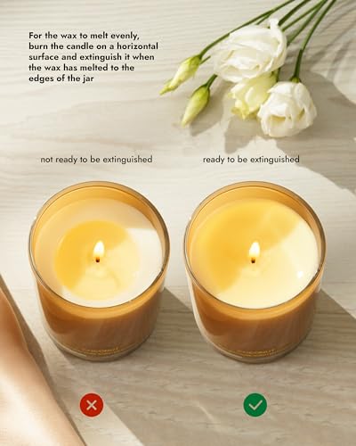 Fresh Linen & Soft Amber Candle (12 Ounce)