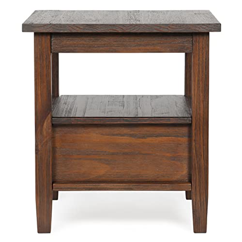 Warm Shaker 20" End Tables in Warm Walnut Brown