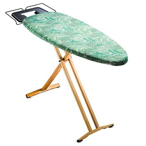 Pro Luxury Ironing Board Beech Wood Legs