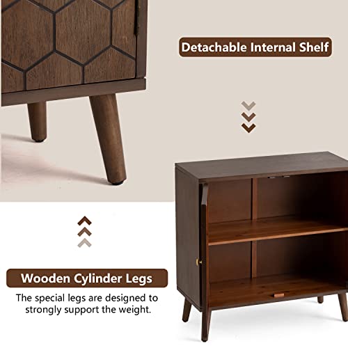 Set of 3 32" Storage Sideboards with Doors (3 Count)