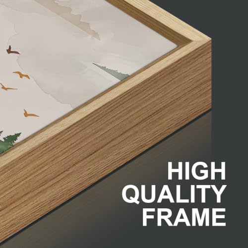 Boho Mountain Framed Canvas Wall Art