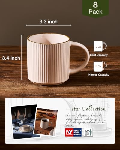Coffee Mug Set of 8 (96 Count)