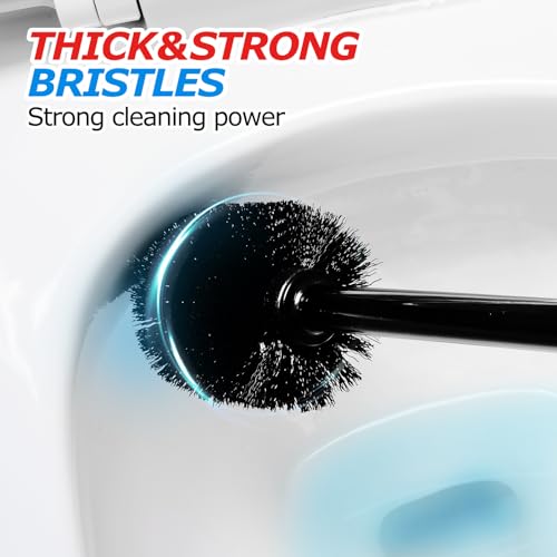 2Pack 2 in 1 Toilet Brush and Plunger Set (2 Count)