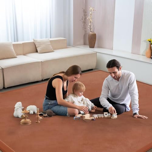Baby Play Mat for Floor Nursery Muscle Mat Area Rug Playroom Rug 79"x138" Elastic Foam 1.3" Thick Crawling Mat for Babies