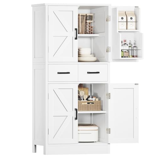 Pantry Cabinet with 4 Doors