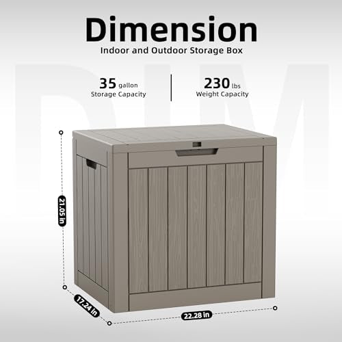 35 Gallon Outdoor Storage Box