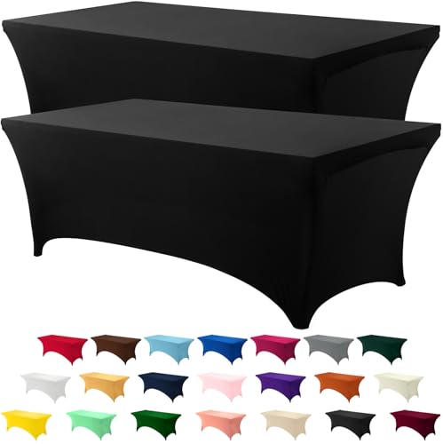 Spandex Table Cloth 2 Pack [4FT (2 Count)