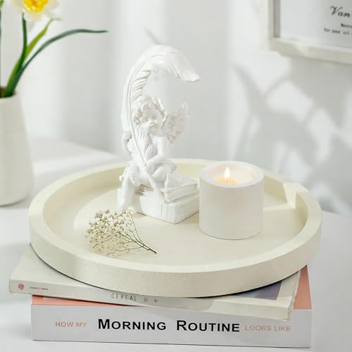 Round Decorative Trays for Modern Coffee Table Decor