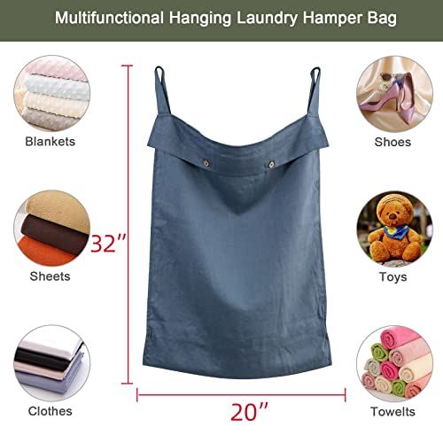 Linen Hanging Laundry Bag