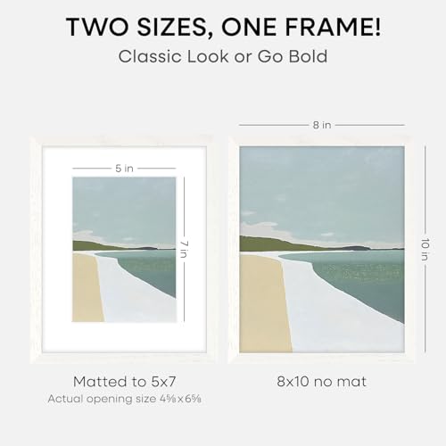 8x10 White Oak Picture Frame