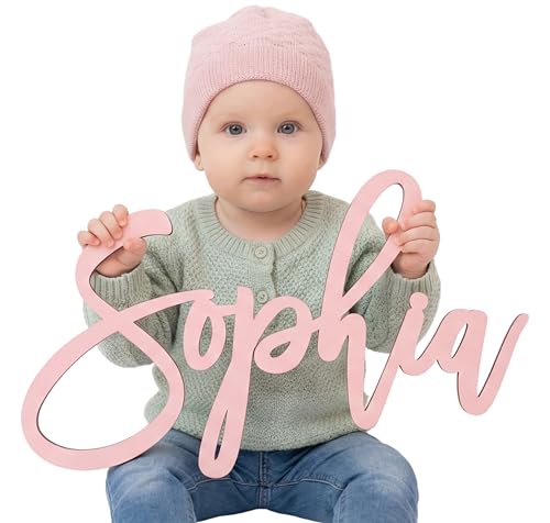 Wooden Name Signs for Nursery Custom Baby Name Sign for Wall Name Signs Personalized Custom Name Sign for Nursery Name Wall Decor Personalized Name signs for Kids Room