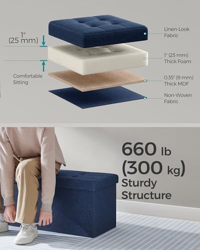 43.3 Inches Storage Ottoman