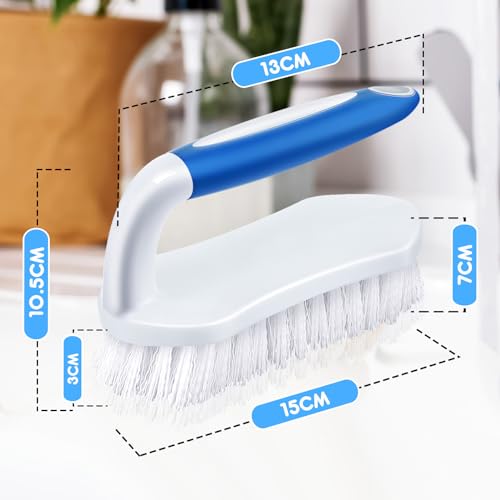 12 Pcs Scrub Brush Bulk for Cleaning with Handle
