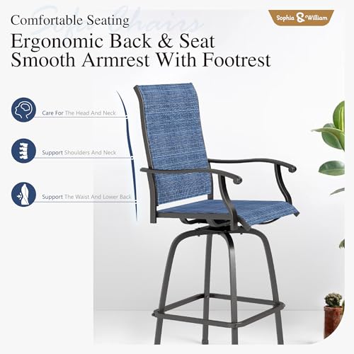 3 Piece Patio Bar Set (3 Count)