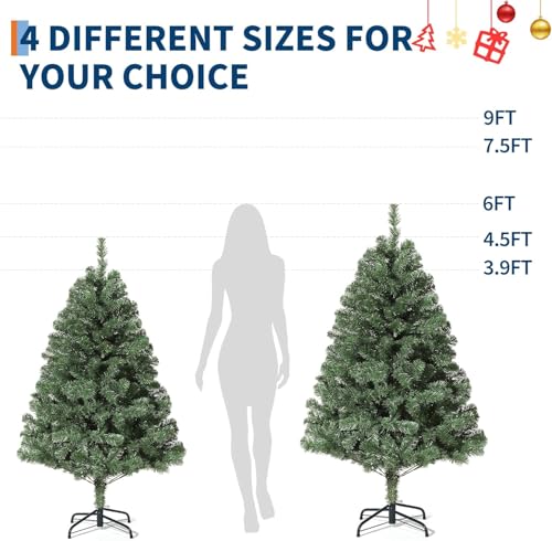 4.5 ft Artificial Christmas Tree Prelit