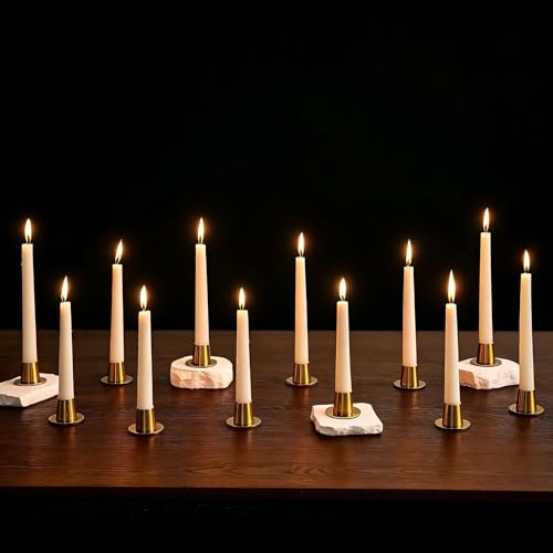 Gold Candlestick Holders Set of 12 (12 Count)