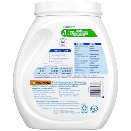 Unit Dose Laundry Detergent Pacs (80 Count)
