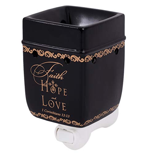 Faith Hope Love Ceramic Stoneware Plug