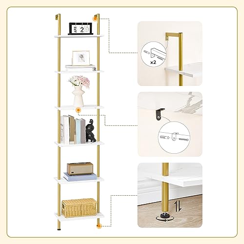 DIY Ladder Shelf