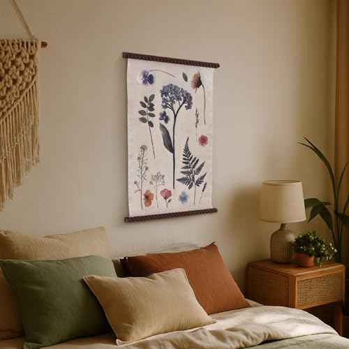 Spindle Tapestry Floral Wall Art