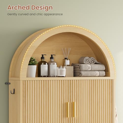 Arched Over The Toilet Storage Cabinet