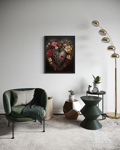 Gothic Heart Poster Art Print