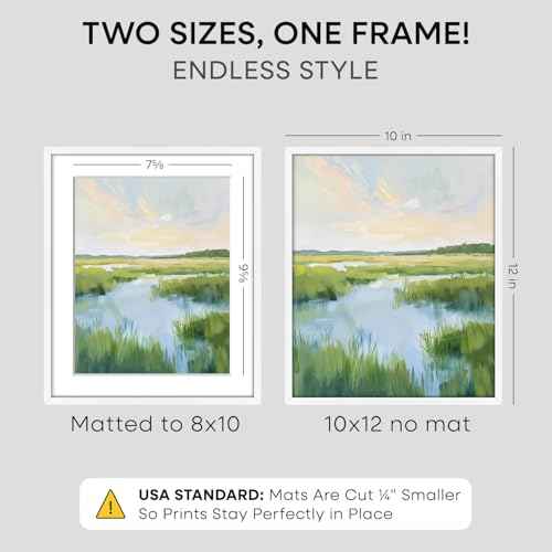 10x12 White Picture Frame