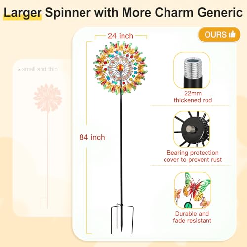 Lairander Butterfly Outdoor Wind Spinners