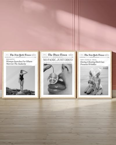 12x16in Where Men Get the Audacity Framed Newspaper Wall Art