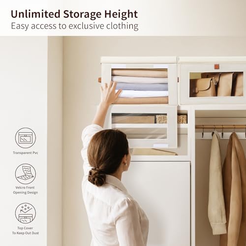 Large Closet Storage Bins (6 Count)