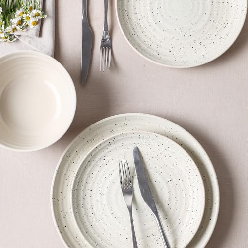 Dua 4 Piece Dinner Plate Set Stoneware (4 Count)