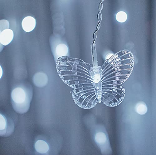 Butterfly Curtain Fairy Lights USB Plug in