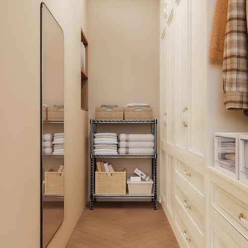 750 lbs 3 Tier Storage Rack Metal Wire Shelving Unit (3 Count)