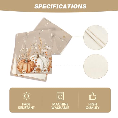210 GSM Fall Table Runner Home Party Decor 13x90 Inch