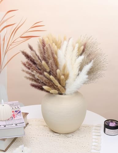 110pcs Dried Pampas Grass (110 Count)