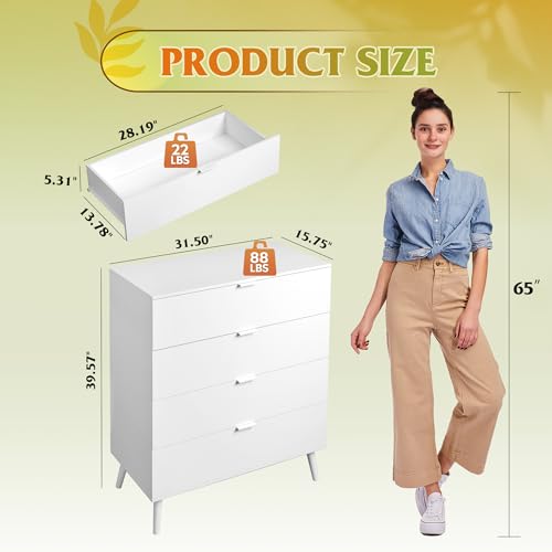 4 Drawer Dresser for Bedroom