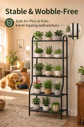 5 Tier Metal Plant Stand