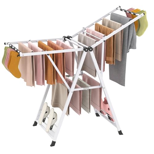 Foldable Metal Clothes Drying Rack