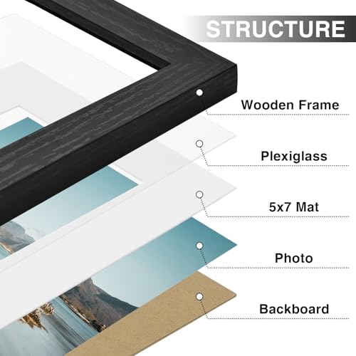 8x10 Picture Frames Set of 9 (9 Count)