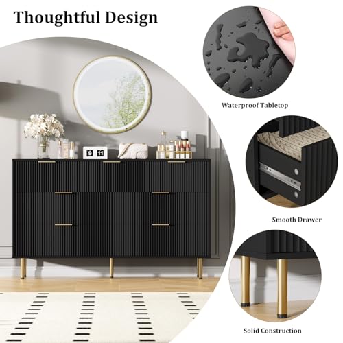 7 Drawers Dresser for Bedroom