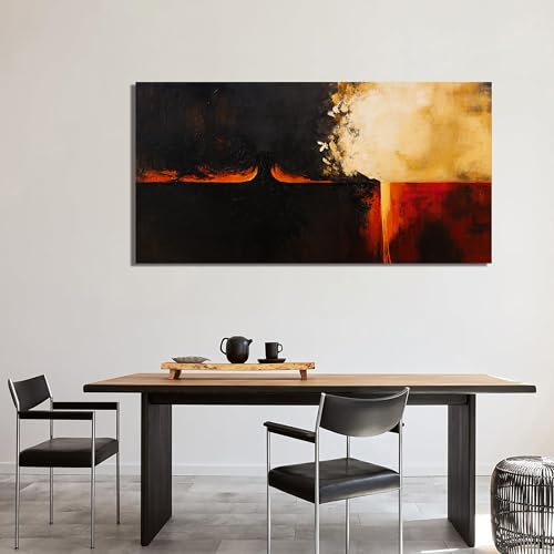 Abstract Black Red Wall Art Decor Art Work Decoration For Bedroom 20"x40"