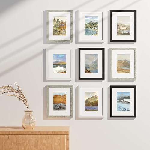 8x10 Picture Frames Set of 9 (9 Count)