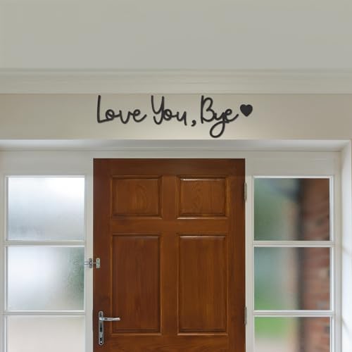 Love You Bye Wooden Wall Sign