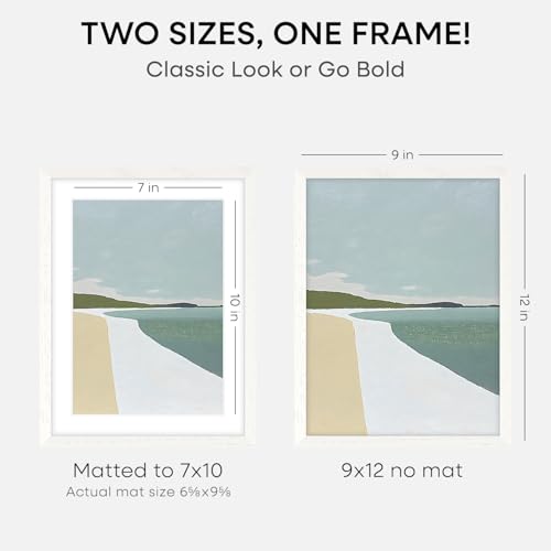 9x12 White Oak Picture Frame