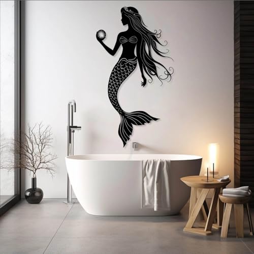 Metal Mermaid Wall Decor