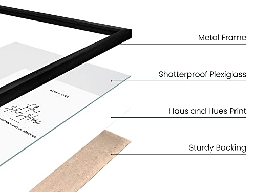 16x24 Black Metal Picture Frames (3 Count)