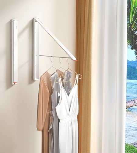 Clothes Drying Rack Wall Mounted (2 Count)